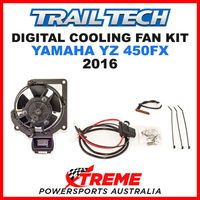 732-FN9 Yamaha YZ450FX YZ 450FX 2016 Trail Tech Digital Cooling Fan Kit