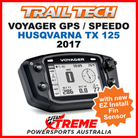 Trail Tech 912-107 Husqvarna TX125 2017 Voyager GPS Computer Kit W/ Fin Sensor