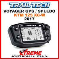 Trail Tech 912-107 KTM 125XC-W 2017 Voyager GPS Computer Kit W/ Fin Sensor