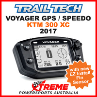 Trail Tech 912-107 KTM 300XC 2017 Voyager GPS Computer Kit W/ Fin Sensor