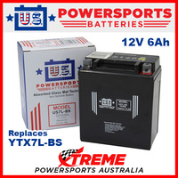 AGM 12V 6AH Battery for Honda CBR250R ABS 2011-2013 YTX7L-BS