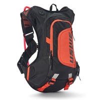USWE Raw 12L Dirt Biking Hydration Pack Blk/Factory Org (Moto Hydro)