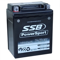 SSB 12V 310CCA 12AH VB14A-A2 Honda XL600R XL 600 R 1986-1987 V-Spec AGM Battery YTX14AH-BS