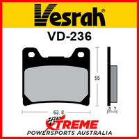 Yamaha FZR600 1989 Vesrah Organic Front Brake Pad VD-236