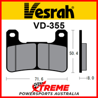 Vesrah Organic Front Brake Pad for Kawasaki ZX10R ABS 2011 2012 2013 2014 2015