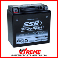SSB 12V 290CCA 12AH VTX14-BS For Suzuki GSX1400 GSX 1400 2002-2009 AGM Battery YT14BA-4