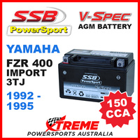 SSB 12V V-SPEC DRY CELL AGM 150 CCA BATTERY YAMAHA FZR400 IMPORT 3TJ 1992-1995