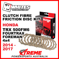 Whites Honda TRX500FM6 Fourtrax Foreman 4x4 14-17 Clutch Fibre Friction Disc Kit