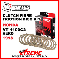 Whites Honda VT1100C2 VT 1100 C2 Aero 1998 Clutch Fibre Friction Disc Kit
