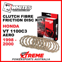 Whites Honda VT1100C3 VT 1100 C3 Aero 1998-2000 Clutch Fibre Friction Disc Kit
