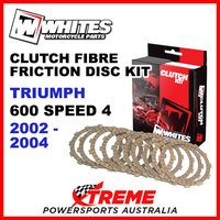 Whites Triumph 600 Speed 4 2002-2004 Clutch Fibre Friction Disc Kit