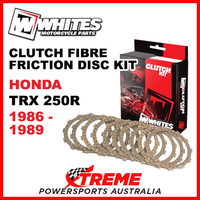 Whites Honda TRX250R TRX 250R 1986-1989 Clutch Fibre Friction Disc Kit