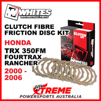 Whites Honda TRX 350FM Fourtrax Rancher 2000-2006 Clutch Fibre Friction Disc Kit