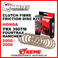 Whites Honda TRX 350TM Fourtrax Rancher 2000-2006 Clutch Fibre Friction Disc Kit