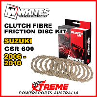 Whites For Suzuki GSR600 2006-2010 Clutch Fibre Friction Disc Kit