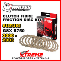 Whites For Suzuki GSXR750 GSX-R750 2000-2003 Clutch Fibre Friction Disc Kit