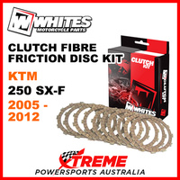 Whites KTM 250 SX-F 2005-2012 Clutch Fibre Friction Disc Kit