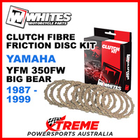 Whites Yamaha YFM350FW YFM 350FW Big Bear 87-99 Clutch Fibre Friction Disc Kit