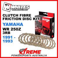 Whites Yamaha WR250Z WR 250Z 3RB 1991-1993 Clutch Fibre Friction Disc Kit