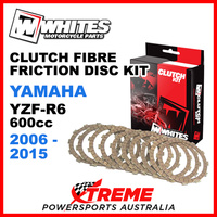 Whites Yamaha YZF-R6 600cc 2006-2015 Clutch Fibre Friction Disc Kit