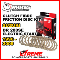 Whites For Suzuki DR200SE Electric Start 1996-2009 Clutch Fibre Friction Disc Kit
