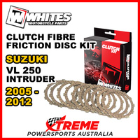 Whites For Suzuki VL250 VL 250 Intruder 2005-2012 Clutch Fibre Friction Disc Kit
