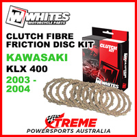 Whites Kawasaki KLX400 KLX 400 2003-2004 Clutch Fibre Friction Disc Kit