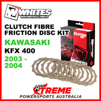 Whites Kawasaki KFX400 KFX 400 2003-2004 Clutch Fibre Friction Disc Kit