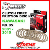 Whites Kawasaki KX85 KX 85 2001-2015 Clutch Fibre Friction Disc Kit