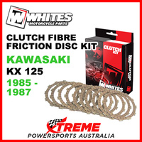 Whites Kawasaki KX125 KX 125 1985-1987 Clutch Fibre Friction Disc Kit