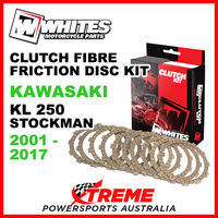 Whites Kawasaki KL250 Stockman 2001-2017 Clutch Fibre Friction Disc Kit
