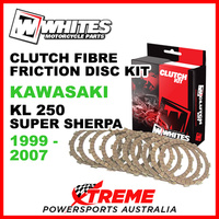 Whites Kawasaki KL250 Super Sherpa 1999-2007 Clutch Fibre Friction Disc Kit