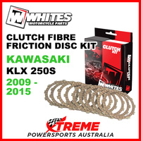 Whites Kawasaki KLX250S KLX 250S 2009-2015 Clutch Fibre Friction Disc Kit