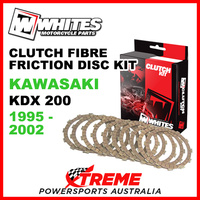 Whites Kawasaki KDX200 1995-2002 Clutch Fibre Friction Disc Kit