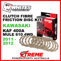 Whites Kawasaki KAF400A 4WD Mule 610 2011-2012 Clutch Fibre Friction Disc Kit