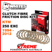 Whites KTM 250EXC 250 EXC 1994-2012 Clutch Fibre Friction Disc Kit
