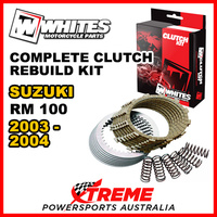 Whites For Suzuki RM100 RM 100 2003-2004 Complete Clutch Rebuild Kit