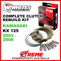 Whites Kawasaki KX125 KX 125 2003-2008 Complete Clutch Rebuild Kit