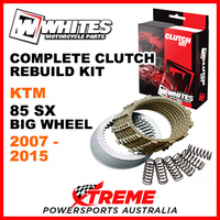 Whites KTM 85SX 85 SX Big Wheel 2007-2015 Complete Clutch Rebuild Kit