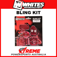 Whites Honda CRF 450 R CRF450R 2002-2008 Red Alloy Bling Kit MX Dirt Bike WPBKH3R