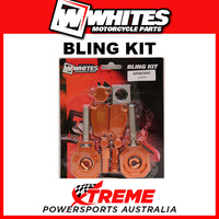 Whites KTM 85SX 85 SX Big Wheel 2013-2014 Orange Alloy Bling Kit MX WPBKM4O