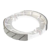Grooved Rear Brake Shoes for Yamaha IT250 1980
