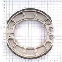 Grooved Rear Brake Shoes for Honda TRX500FPAC RUBICON 4WD 2011-2013