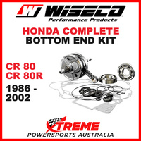 Wiseco Complete Bottom End Kit CR80 CR80R 86-02 Crankshaft Gasket Bearing Seals