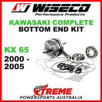 Wiseco Complete Bottom End Kit KX65 00-05 Crankshaft Gasket Bearing Seals