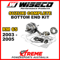 Wiseco Complete Bottom End Kit RM65 03-05 Crankshaft Gasket Bearing Seals