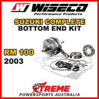 Wiseco Complete Bottom End Kit RM100 2003 Crankshaft Gasket Bearing Seals