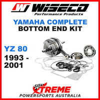 Wiseco Complete Bottom End Kit YZ80 93-01 Crankshaft Gasket Bearing Seals