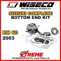 Wiseco Complete Bottom End Kit RM60 2003 Crankshaft Gasket Bearing Seals