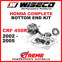 Wiseco Complete Bottom End Kit CRF450R 02-05 Crankshaft Gasket Bearing Seals